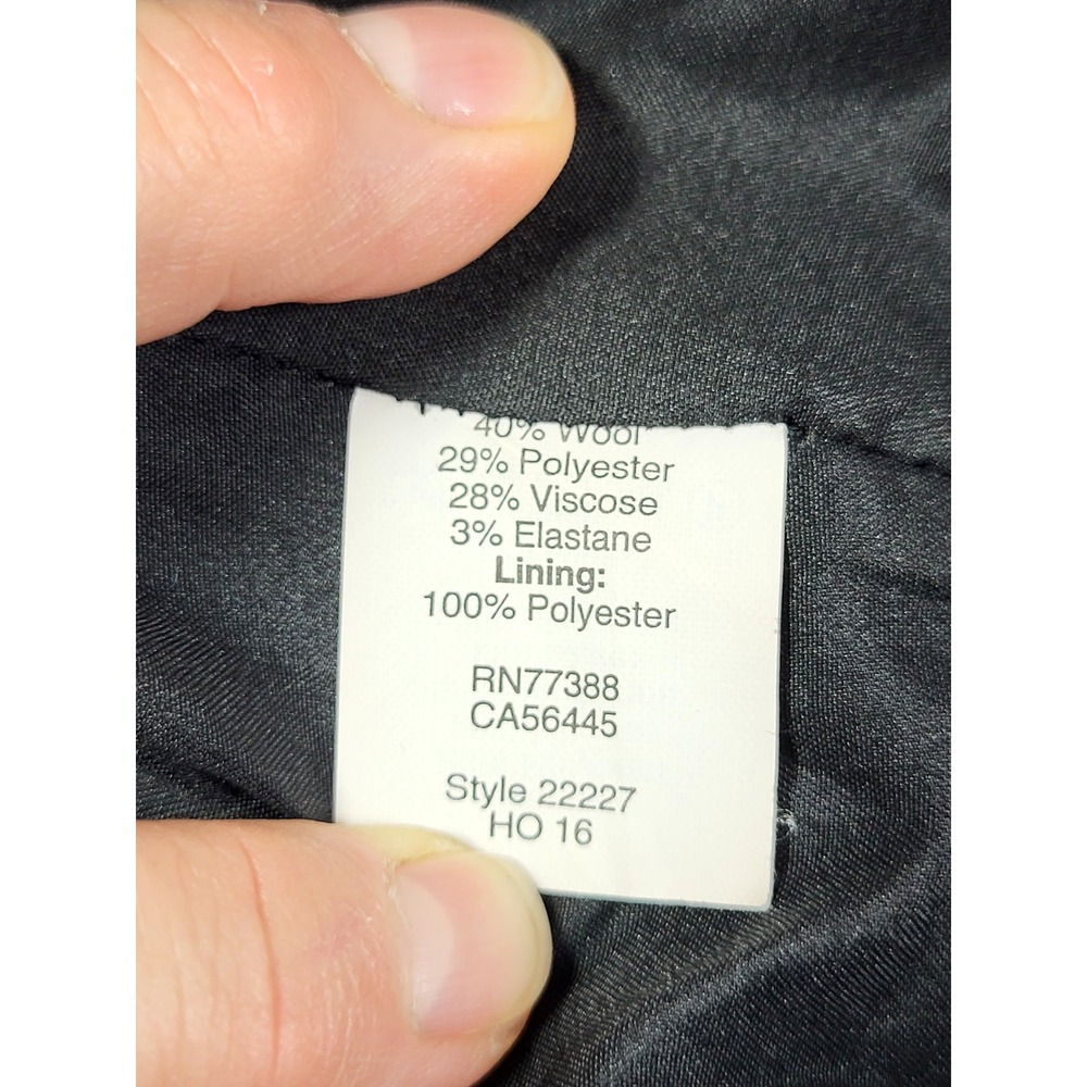 J.Crew The Pencil Skirt Black Watch Plaid Wool Navy Green Size 0 Preppy Academia - Picture 7 of 9